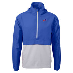 Buffalo Bills Cutter & Buck Charter Eco Recycled Anorak Half-Zip Jacket - Blue outlet
