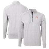 Chicago Bears Cutter & Buck Adapt Eco Knit Quarter-Zip Pullover Top - Heather Gray outlet
