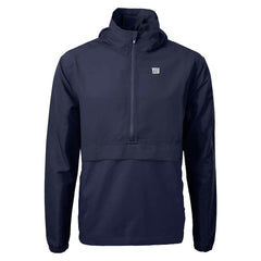 New York Giants Cutter & Buck Charter Eco Recycled Anorak Half-Zip Jacket - Blue online