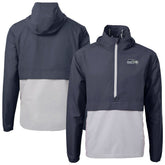 Seattle Seahawks Cutter & Buck Charter Eco Recycled Anorak Half-Zip Jacket - Blue outlet