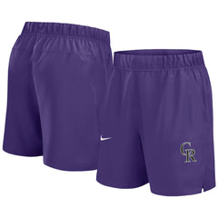 Colorado Rockies Woven Victory Dri-FIT Shorts - Purple | Nike