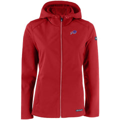 Buffalo Bills Cutter & Buck Women's Evoke Eco Softshell Recycled Full-Zip Hooded Jacket - Red sale