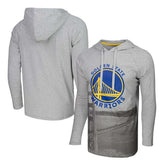 Golden State Warriors Stadium Essentials Atrium Raglan Long Sleeve Hoodie T-Shirt sale - Heather Gray sale