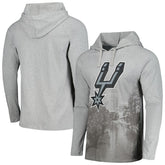 San Antonio Spurs Stadium Essentials Atrium Raglan Long Sleeve Hoodie T-Shirt - Heather Gray sale