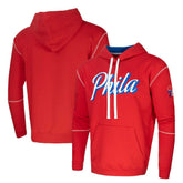 Philadelphia 76ers Stadium Essentials Monument Pullover Hoodie - Red on sale