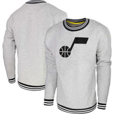 Utah Jazz Stadium Essentials Club Level Pullover Sweatshirt - Heather Gray shop