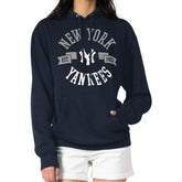 New York Yankees G-III 4Her by Carl Banks Women's City Graphic Pullover Hoodie - Navy
