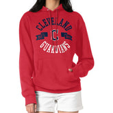 Cleveland Guardians G-III 4Her by Carl Banks Women's City Graphic Pullover Hoodie - Red