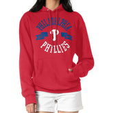Philadelphia Phillies G-III 4Her by Carl Banks Women's City Graphic Pullover Hoodie - Red
