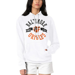 Baltimore Orioles G-III 4Her by Carl Banks Women's City Graphic Pullover Hoodie - White