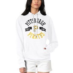 Pittsburgh Pirates G-III 4Her by Carl Banks Women's City Graphic Pullover Hoodie - White