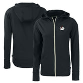 Arizona Cardinals Cutter & Buck Women's Throwback Daybreak Eco Recycled Half-Zip Hoodie - Black sale
