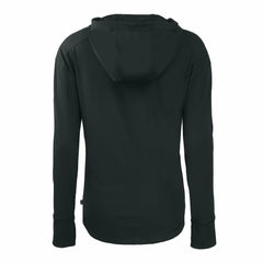 New York Jets Cutter & Buck Women's Throwback Daybreak Eco Recycled Half-Zip Hoodie - Black cheap