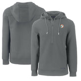 Miami Dolphins Cutter & Buck Throwback Roam Eco Half-Zip Recycled Pullover Hoodie - Gray sale