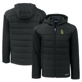 Green Bay Packers Cutter & Buck Throwback Evoke Hybrid Eco Softshell Recycled Full-Zip Hoodie Jacket - Black sale