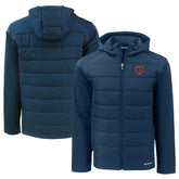 Chicago Bears Cutter & Buck Throwback Big & Tall Evoke Hybrid Eco Softshell Recycled Full-Zip Jacket - Navy online