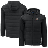 Cleveland Browns Cutter & Buck Throwback Big & Tall Evoke Hybrid Eco Softshell Recycled Full-Zip Jacket - Black cheap