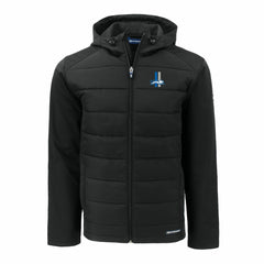 Detroit Lions Cutter & Buck Throwback Big & Tall Evoke Hybrid Eco Softshell Recycled Full-Zip Jacket - Black online