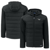 Philadelphia Eagles Cutter & Buck Throwback Big & Tall Evoke Hybrid Eco Softshell Recycled Full-Zip Hoodie - Black online