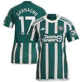 Alejandro Garnacho Manchester United Women's 2023/24 Away Replica Player Jersey – Green | Adidas outlet
