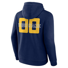 Denver Nuggets Stellar Personalized Name & Number Pullover Hoodie sale - Navy outlet