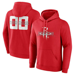 Houston Rockets Stellar Personalized Name & Number Pullover Hoodie - Red outlet