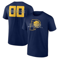 Indiana Pacers Stellar Personalized Name & Number T-Shirt - Navy online