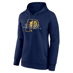 Indiana Pacers Women's Stellar Personalized Name & Number Pullover Hoodie - Navy discount
