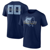 Memphis Grizzlies Stellar Personalized Name & Number T-Shirt - Navy sale