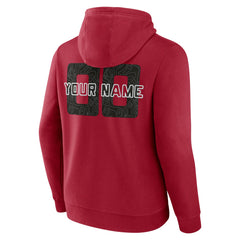 Miami Heat Stellar Personalized Name & Number Pullover Hoodie - Red sale