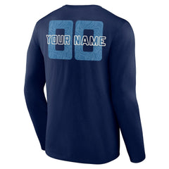 Minnesota Timberwolves Stellar Personalized Name & Number Long Sleeve T-Shirt - Navy online