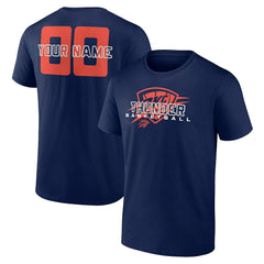 Oklahoma City Thunder Stellar Personalized Name & Number T-Shirt - Navy discount