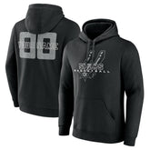 San Antonio Spurs Stellar Personalized Name & Number Pullover Hoodie - Black discount