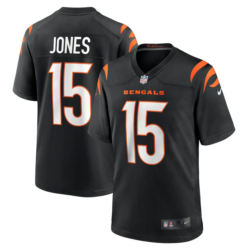 Charlie Jones Cincinnati Bengals Team Game Jersey - Black | Nike sale