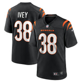 DJ Ivey Cincinnati Bengals Team Game Jersey - Black | Nike on sale