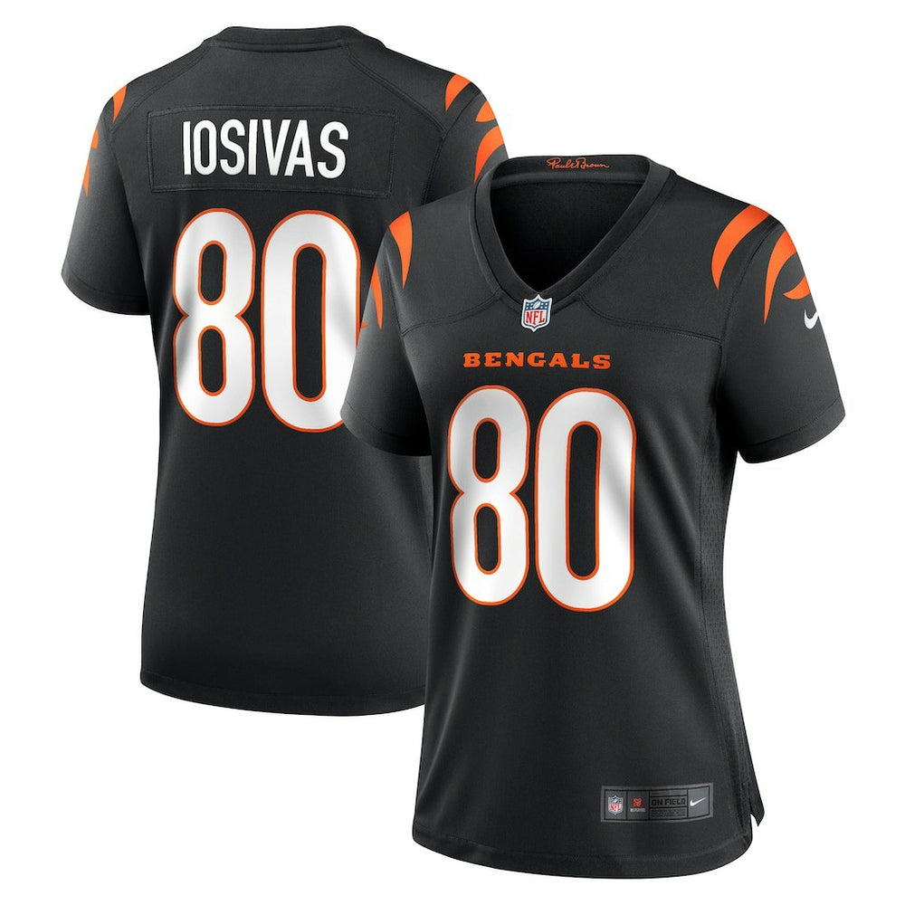 Andrei Iosivas Cincinnati Bengals Women's Team Game Jersey - Black | Nike discount