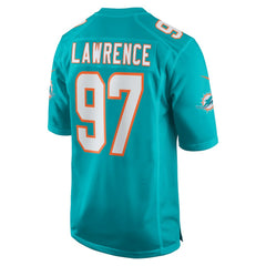 Rashard Lawrence Miami Dolphins Team Game Jersey - Aqua | Nike for sale