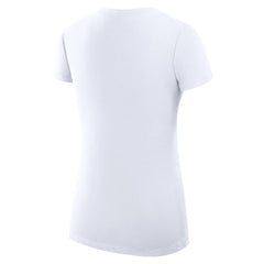 San Diego Padres G-III 4Her by Carl Banks Women's Super-Slim Fit Lightweight Love Graphic Team V-Neck T-Shirt - White