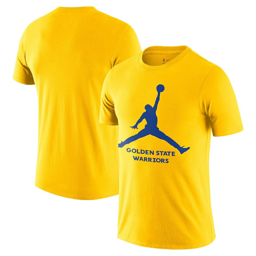 Golden State Warriors Essential Jumpman T-Shirt sale - Gold | Nike for sale