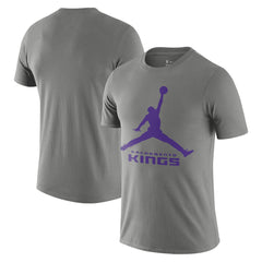 Sacramento Kings Essential Jumpman T-Shirt - Gray | Nike outlet