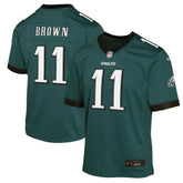 A.J. Brown Philadelphia Eagles Youth Game Jersey - Green | Nike cheap