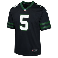 Garrett Wilson New York Jets Youth Game Jersey - Black | Nike for sale