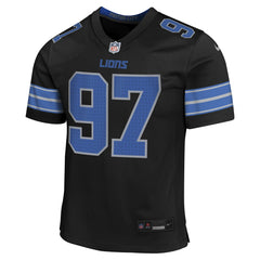 Aidan Hutchinson Detroit Lions Youth Game Jersey - Black | Nike discount