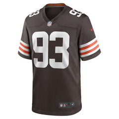 Shelby Harris Cleveland Browns Team Game Jersey - Brown | Nike for sale
