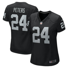 Marcus Peters Las Vegas Raiders Women's Team Game Jersey - Black | Nike discount