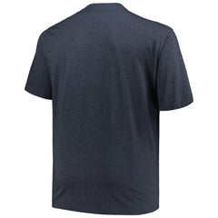 Minnesota Twins Profile Big & Tall Weathered Logo T-Shirt - Heather Navy