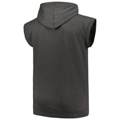 St. Louis Cardinals Profile Big & Tall Muscle Sleeveless Pullover Hoodie - Heather Charcoal