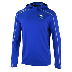 Buffalo Sabres Columbia Omni-Wick Shotgun Long Sleeve Hoodie T-Shirt Blue