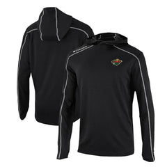 Minnesota Wild Columbia Omni-Wick Shotgun Long Sleeve Hoodie T-Shirt Black