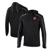 New Jersey Devils Columbia Omni-Wick Shotgun Long Sleeve Hoodie T-Shirt Black
